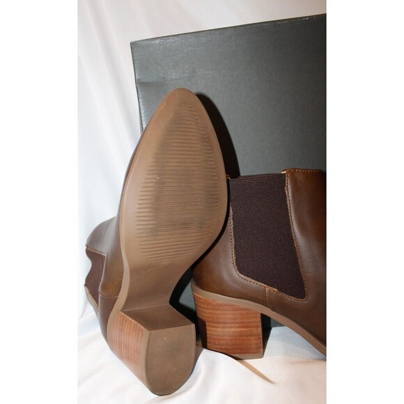 Nisolo Women's Ana Go To Heeled Chelsea Boot Chocolate Brown Size NEW $250 - Picture 7 of 7